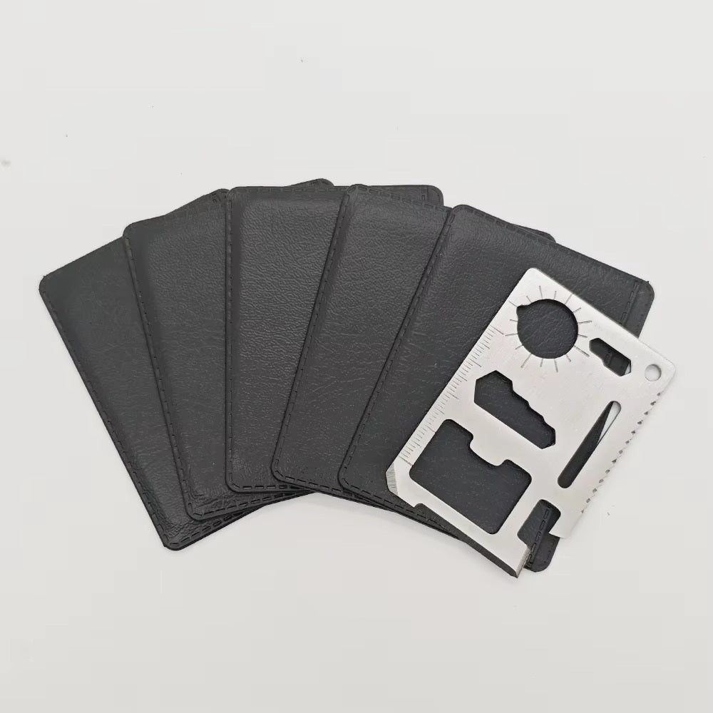 Credit Card Multi Tool – 11-in-1 Survival Card Tool for Wallet