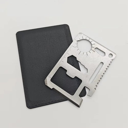 Credit Card Multi Tool – 11-in-1 Survival Card Tool for Wallet