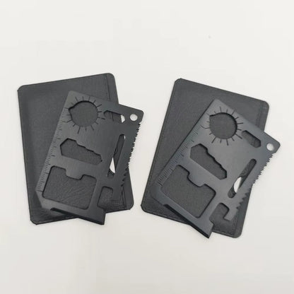 Credit Card Multi Tool – 11-in-1 Survival Card Tool for Wallet