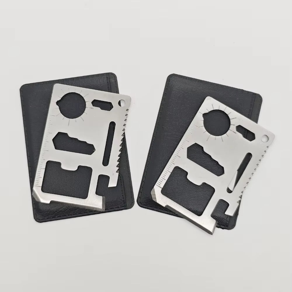 Credit Card Multi Tool – 11-in-1 Survival Card Tool for Wallet
