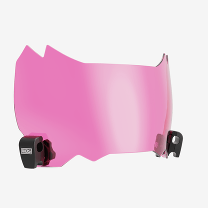 Football helmet visor Clear Pink original source image 1