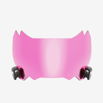 Football helmet visor Clear Pink original source image 2